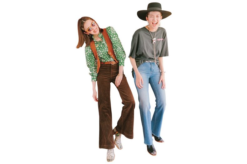 佐藤栞里、宮田聡子。ar9月号より