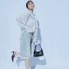 本田翼「可愛いだけじゃない今っぽさが出せるのが好き」甘×毒で大人可愛い【レース付きハーフデニムコーデ】