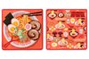 (左から)ラブラリー バイ フェイラー ラーメンイッチョウ!ショウユ ハンカチ、同 ラーメンイッチョウ! ハンカチ 各¥2,750
