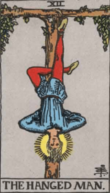 THE HANGED MAN(POSITIVE POSITION)
