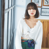 毛先がモノ言うまぁるいヘア、 これぞ王道愛されスタイル