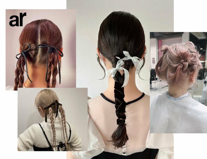 【2024年最新】リボンヘアアレンジ7選♡韓国風やまとめ髪、結婚式におすすめヘアの作り方も！