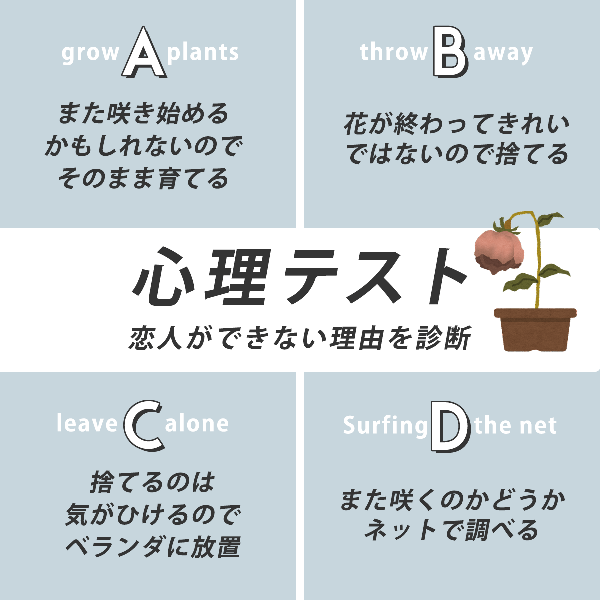 恋愛心理テスト あなたに彼氏ができない本当の理由は 花の扱い方 で診断 Arweb アールウェブ