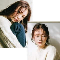 【肌映え】髪も肌も“ツヤ”重視♡甘くなりすぎないピンクヘア