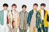 (左から)Da-iCEの岩岡徹、花村想太、和田颯、大野雄大、工藤大輝