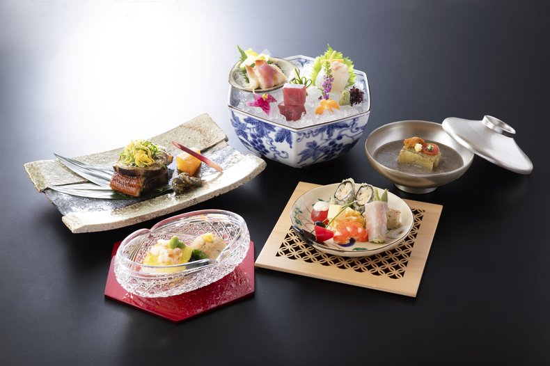 山のホテル｜まるで絵画！ 箱根屈指の心温まるガーデンリゾート ​和食 懐石料理 夕食イメージ