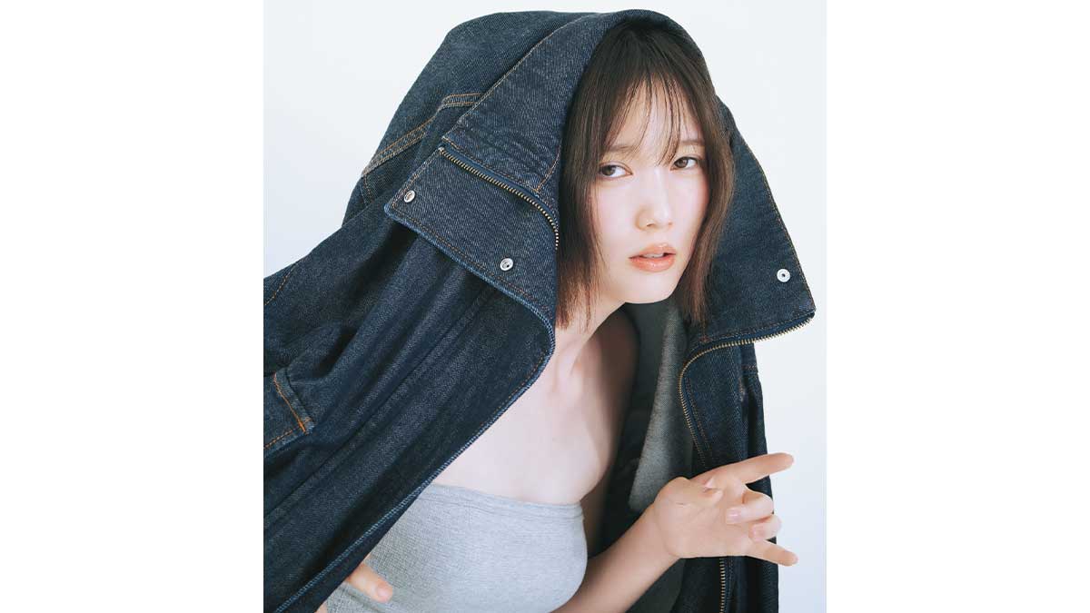 本田翼さん着用アクネ ピンクオーバーデニムジャケット 本田翼