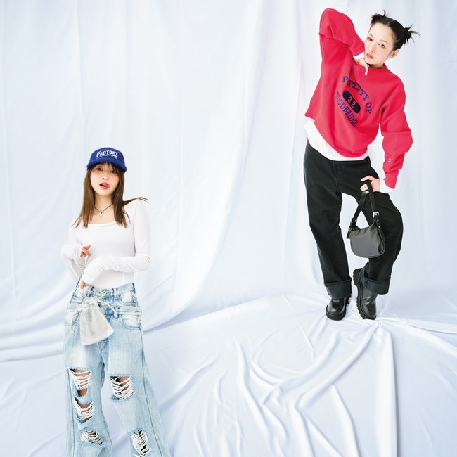 人気モデルが惚れた最キュンデニムって？森絵梨佳×上西星来の【推しデニムコーデ】