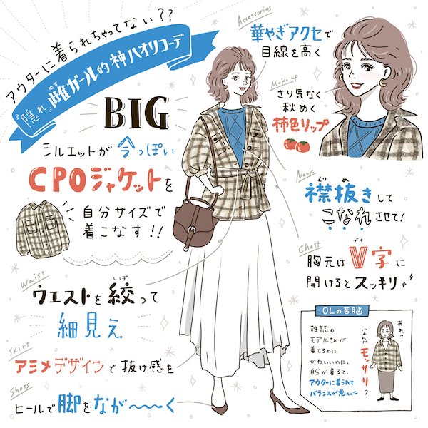 なんか野暮ったい…を解決！流行りのCPOジャケットをおしゃれに着こなすコツ【雑誌の服リアルならこう着る】 | arweb（アールウェブ）