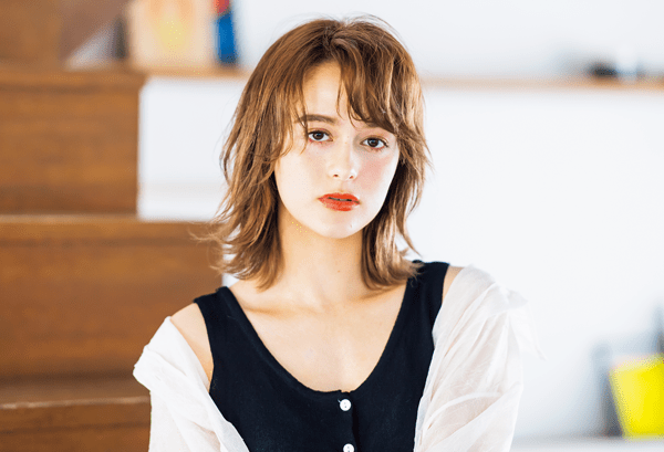 レイヤーを生かした 自然派ウルフに首ったけ