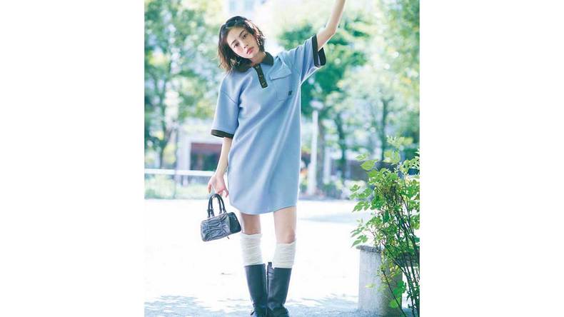 一枚で即映え確実♡安斉星来が魅せるトレンド感マシマシ【襟付きポロワンピ】4選