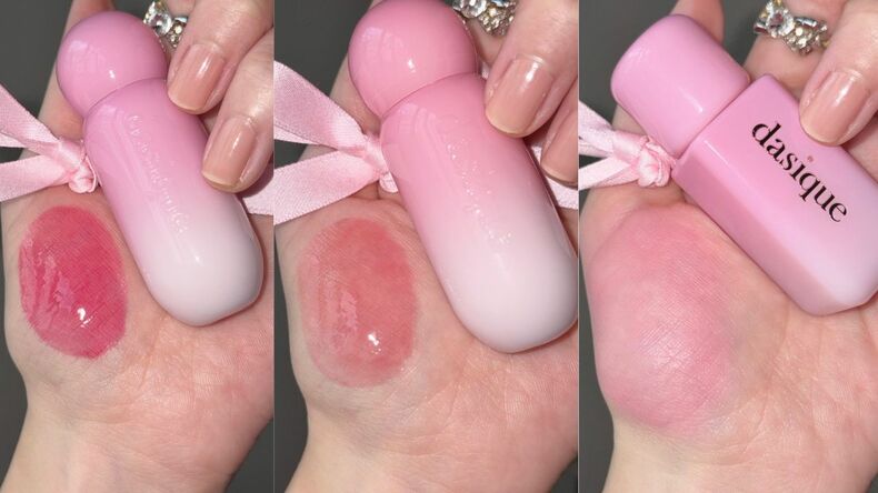 【新作レビュー】韓国コスメ・dasique(デイジーク)のバレエコアチーク&リップをarライターがスウォッチ&お試し♡