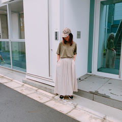 このふんわり感、パンツで出せるなんて！　ユニクロのワイドパンツがヒットの予感♡