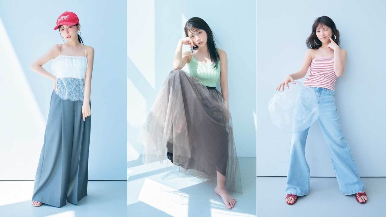 与田祐希さん×arイイ女コーデ特集【2025最新】デニム・adidasガゼル