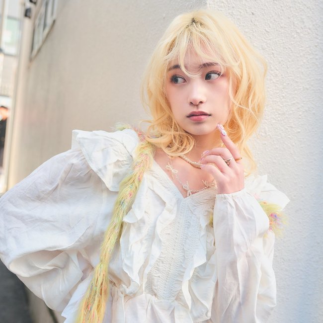 【ロング】ピュア感が過ぎる♥にごりレスなホワイトブロンド