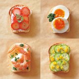 アイデア次第でこんなに楽しい♡簡単のっけトーストバリエ9