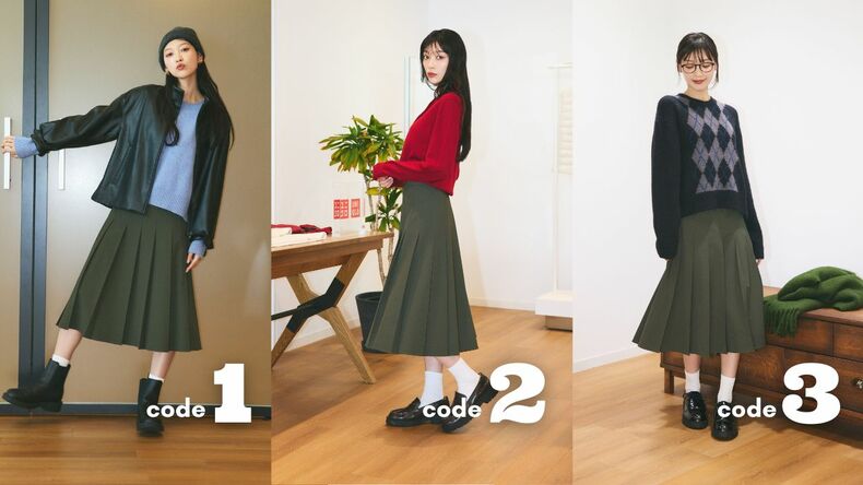 【UNIQLO（ユニクロ）】上品なプリーツスカートで重くなりがちな冬服を軽やかに♡甘くなりすぎない大人女子の必須アイテム【今週の買い！着回しSHOW】