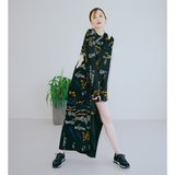 秋トレンドは"カットアウト"と"ボリューム袖"！ ワンピから覗く御美脚がたまらんっ♡