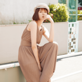 え、それ作業着ですか？とかもう言わせない！　オールインワンはウエストマークすれば即イイ女♡