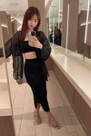 3Dスフレヤーンリブサイドスリットスカートスムース ¥4,990(税込み)