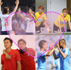 ニコニコ、なかよし♡じゃれあうイケメンサッカー選手たち集めました