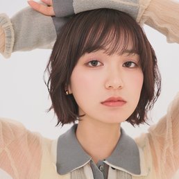 【ボブ】柔らかさと透明感をまとうハートフルベージュ♡