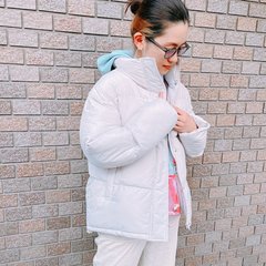 【GU￥3,990】ホリデーシーズンにぴったり♡あったか可愛いオフ白パテッドブルゾン
