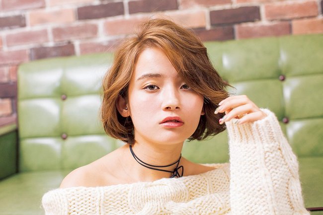 前下がりボブで柔らかオンナに♡