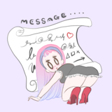 D 暗号でメッセージを書いた