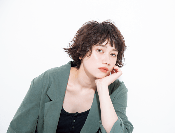 爽やかショートは ナチュラルなパーマがキメテ