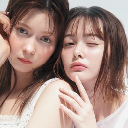 真夏のラメメイクが最強説♡ 八木アリサ&玉城ティナが魅せる【ホワイトラメメイク】