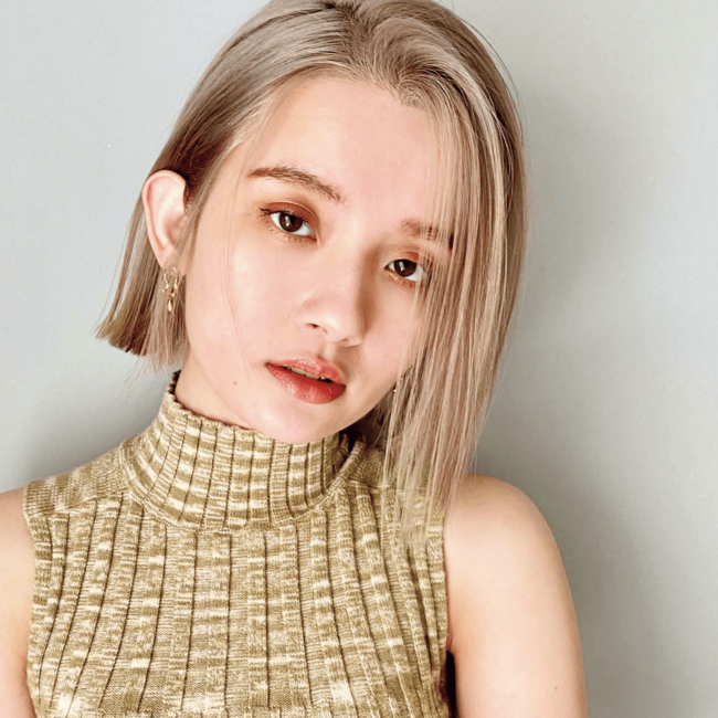 【ボブ】即あか抜けにはハイトーンボブが好相性♡