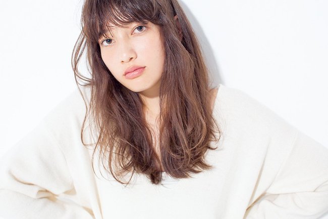 ダメージも気にならない落ち着いた透け感がイイ