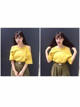 白肌×イエローで夏のヴィーナス♡