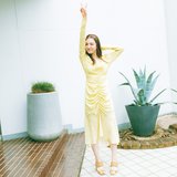 【365days色っぽ】軽やかなレモンイエローなのに、ピタッと色気魅せ♡