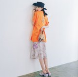 女っぽキャミワンピの華奢感をあえて封印！【カジュアルコーデ】が激アツ♡