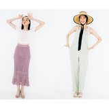 夏ですもの、クロシェ＆１枚モノを色・柄で楽しみたい♡スタイリスト推しの【今っぽシャレみコーデ】