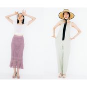夏ですもの、クロシェ&1枚モノを色・柄で楽しみたい♡スタイリスト推しの【今っぽシャレみコーデ】