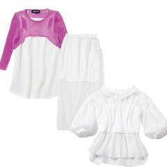 「大胆な露出は出来ないけど、透け素材なら…」素肌を見せずにセクシーを叶える【透けアイテム】３選