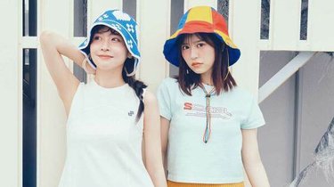 FRUITS ZIPPER・櫻井優衣&月足天音、遊び心のあるバケハで視線をGET