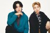 (左)JO1・川尻蓮(右)PENTAGON・YUTO。ar4月号より