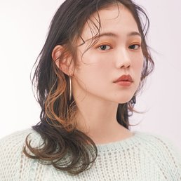 【ロング】アクセントカラーでキャッチーに♫