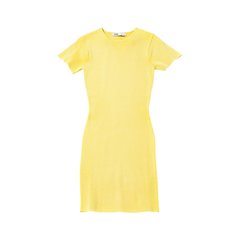 【365days色っぽ】これ一枚で主役級♪ マイルドイエローのタイトワンピ