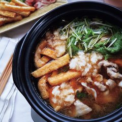 【痩せ鍋】大根が消化を助ける！お手軽ヘルシー♡豚と水菜のみぞれ鍋レシピ