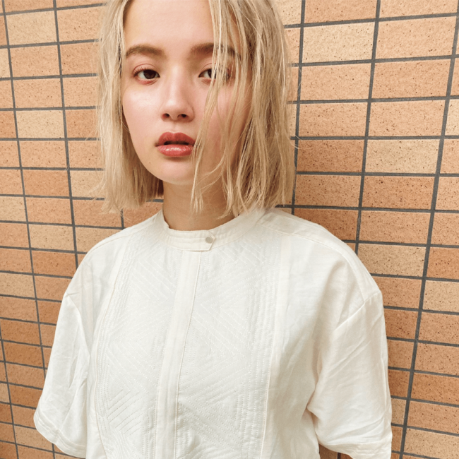 【ボブ】ドライな質感も計算済み♡ ハンサムすぎるパッツンボブ