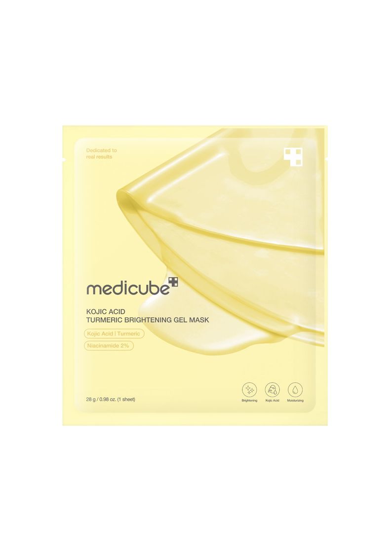 \メディキューブ コウジ酸ビタゲルマスク ​1枚 ￥550 / 4枚 ¥2,200 コウジ酸ターメリックゲルマスク ￥2,500
