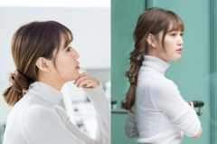 ゴム1本で2wayアレンジ♡ 1日中モテるあの子のON/OFFヘア