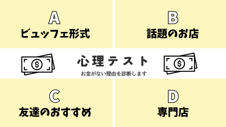 【心理テスト】「あなたにお金がない理由」を診断♡　ひとりランチはどこでする？　その回答でチェック！