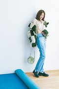 佐藤栞里。ar１月号よりコート