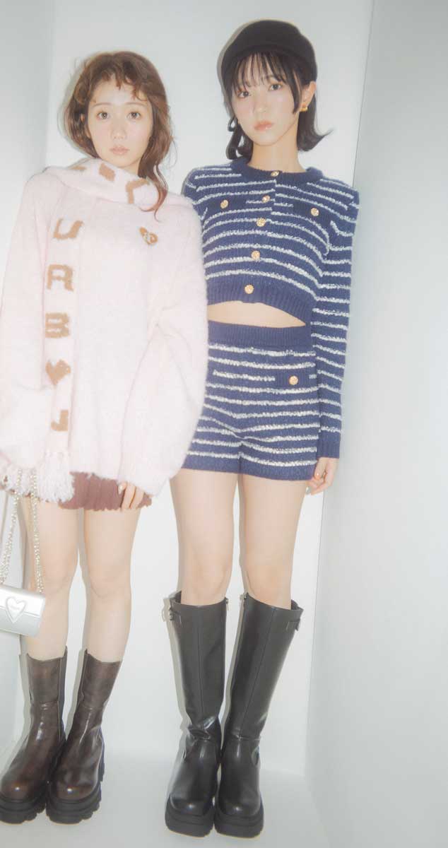 大谷絵美里、野口衣織（＝LOVE ）ar11月号より